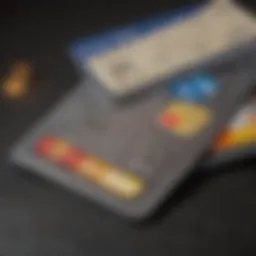A visual representation of different credit card types