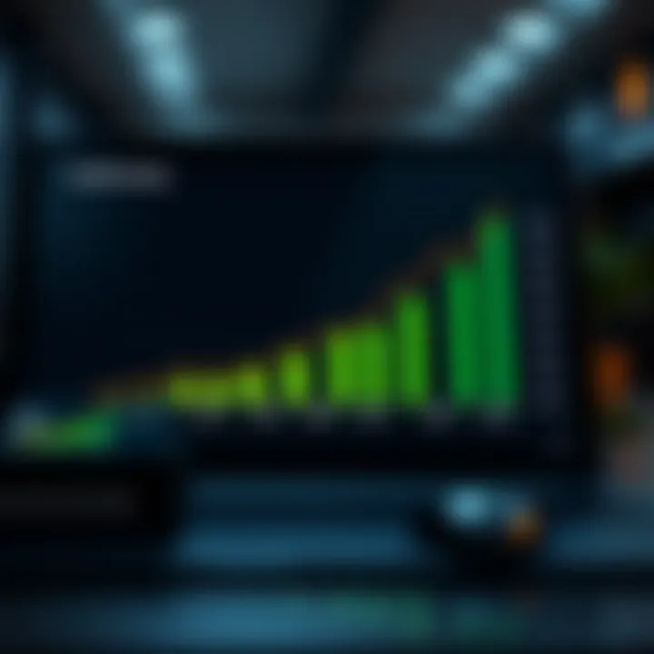 Graph showing credit score trends