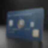 Elegant representation of the Amex Blue Cash Preferred Card