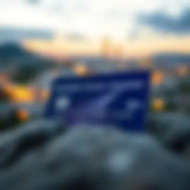 Credit card with travel rewards