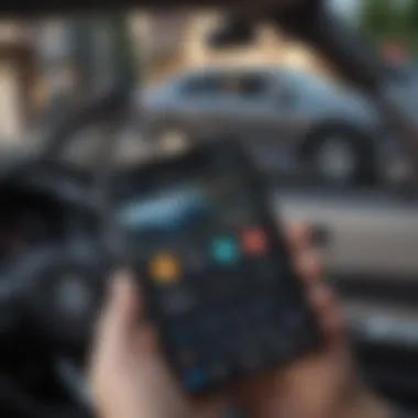 Exploring Car Sales Applications User browsing a car sales app interface