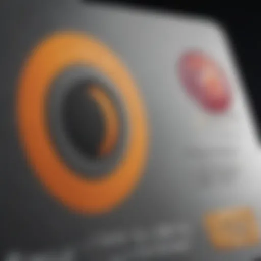 Close-up of the Big O Citi Card showcasing its sleek design