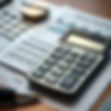 Calculating Finances for Home Purchase Calculator and financial documents