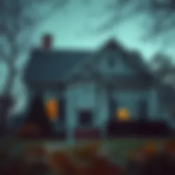 A house with a tax notice