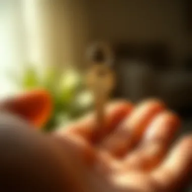 Key to Achieving Homeownership A key in a hand representing homeownership