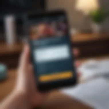 Reviewing Your Credit Report Effectively Person reviewing a credit report on a digital device
