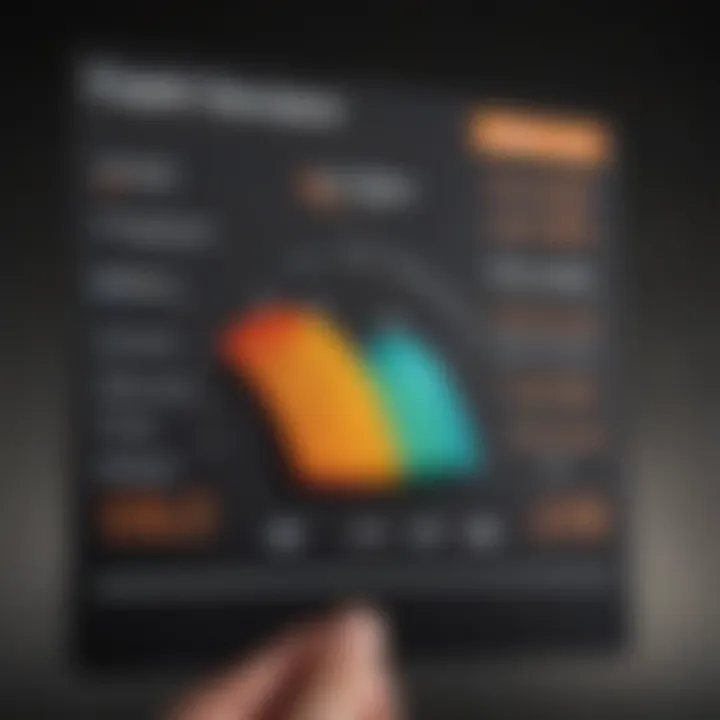 A graph showcasing the impact of credit scores on card approval rates