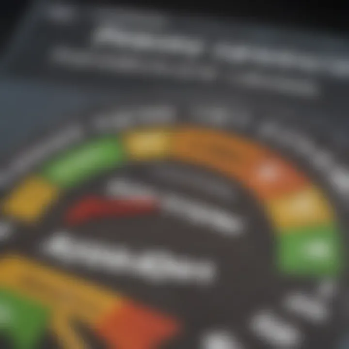 Diagram showing the relationship between credit scores and loan eligibility and terms.