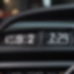 Close-up of a Vehicle Identification Number on a car dashboard