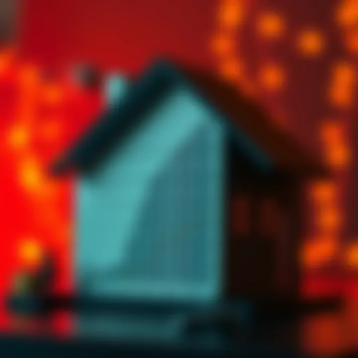 Graph illustrating factors affecting housing affordability