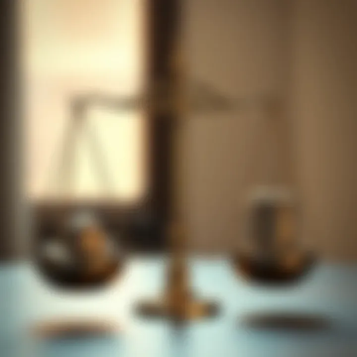 Balancing financial scales with debt and savings