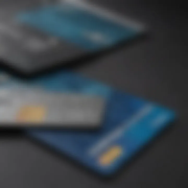 Comparison chart of credit cards including Blue Cash