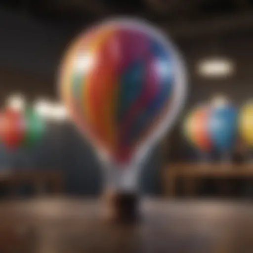 A visual representation of balloon products in finance
