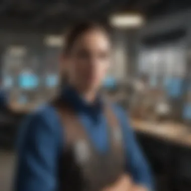 Diverse Work Environments Diverse work environments showcasing various industries