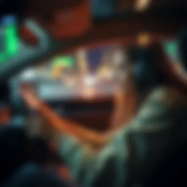 Person reviewing financing options for a vehicle