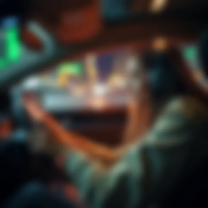 Person reviewing financing options for a vehicle