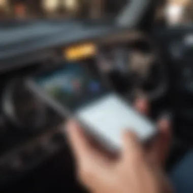Managing Travel Rewards with Technology A close-up of a smartphone displaying a travel rewards app