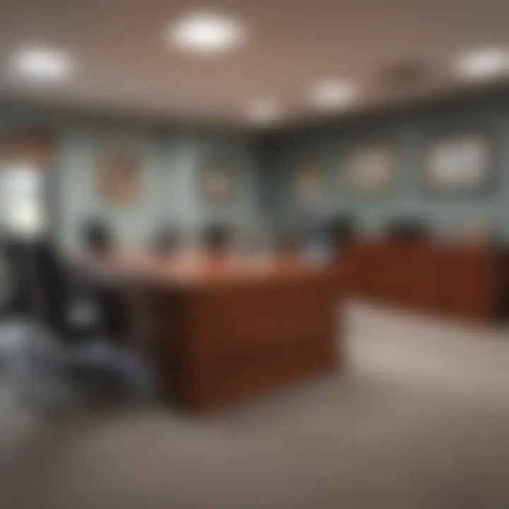 A detailed view of a mortgage broker's office in New Jersey