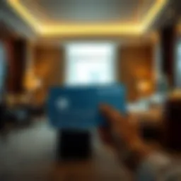 Luxury hotel experience enhanced by credit card perks