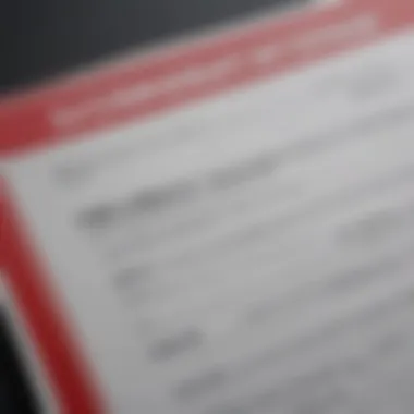 A close-up of a car title document with a highlighted lien section.