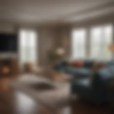 A well-staged living room showcasing inviting decor
