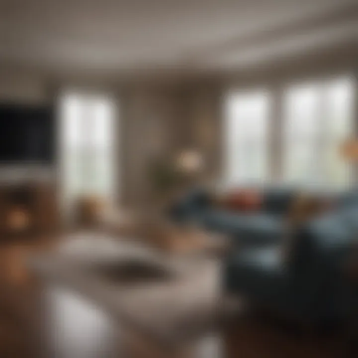 A well-staged living room showcasing inviting decor