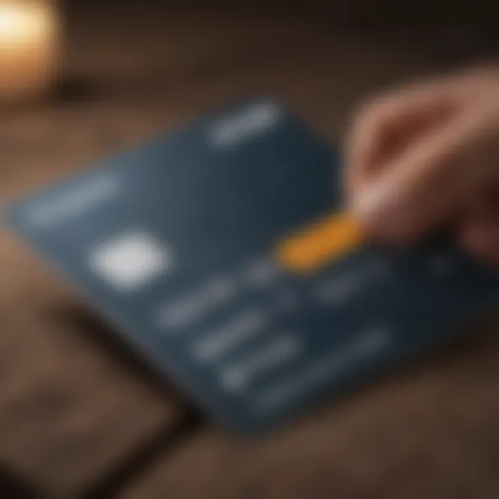 Diagram highlighting features of Amazon credit cards