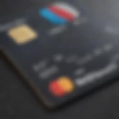 A close-up of a credit card alongside a credit report.