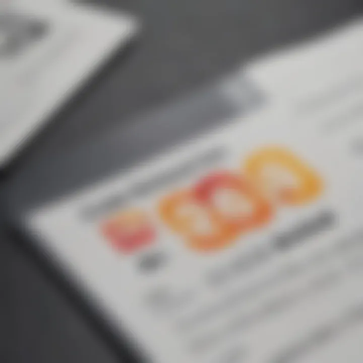 Close-up of a credit report highlighting low credit scores