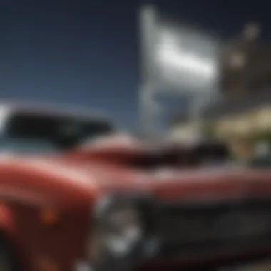 Understanding Trade-In Options A close-up of a car dealership sign