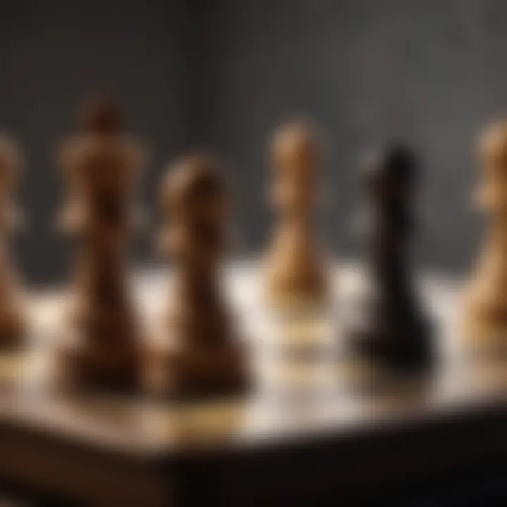 A strategic chessboard symbolizing negotiation and tactical planning