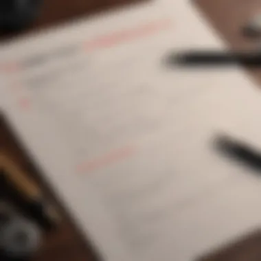 Key Points for Your Removal Letter A checklist on a notepad, representing the essential points to include in a removal letter.