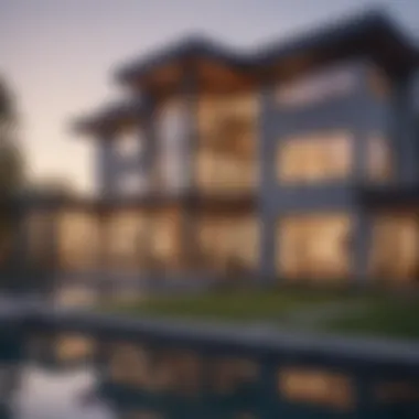 Exploring Architectural Elegance in Homeownership A modern home showcasing architectural elegance.