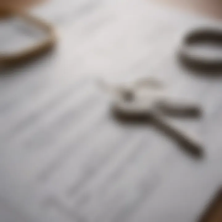 A close-up of legal documents on a table ready for signing