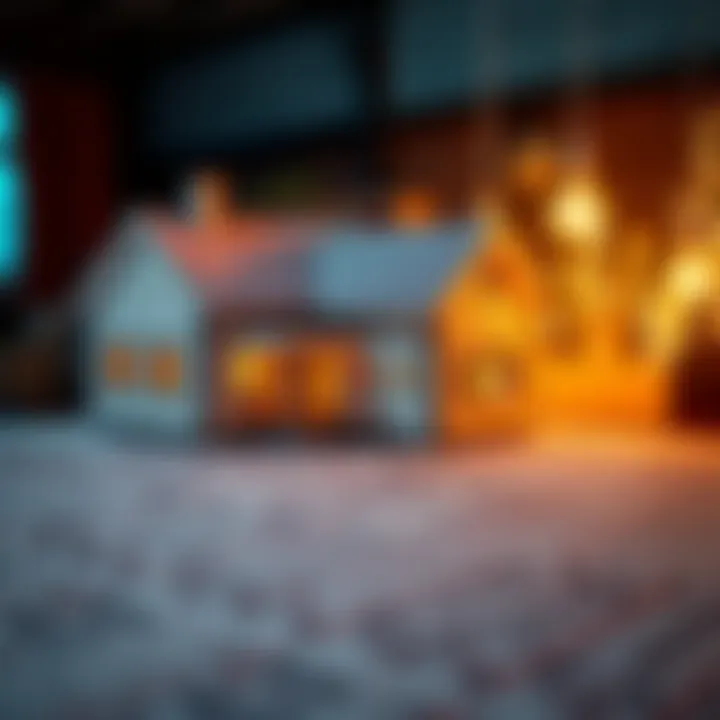 Blueprint of a HUD home design