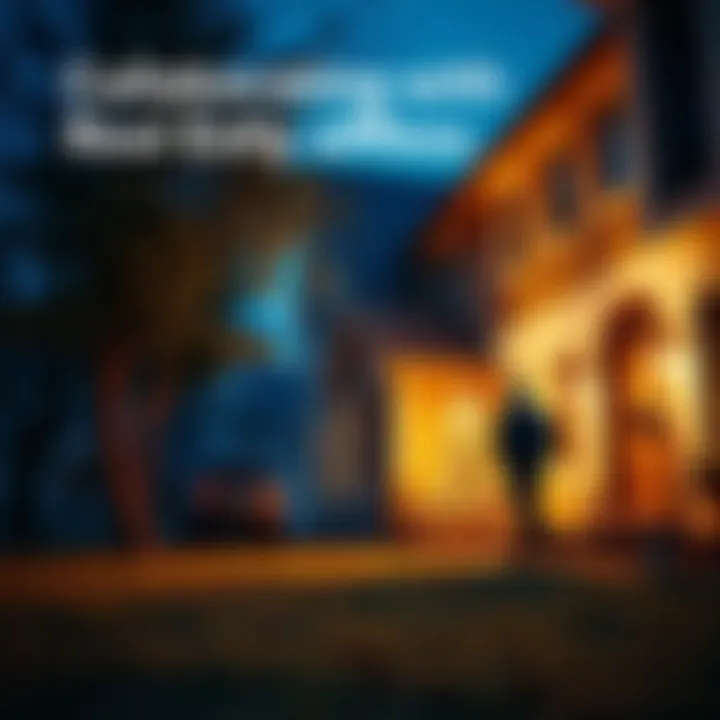 Illustration of working with real estate professionals