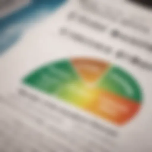 A close-up of a credit report highlighting a 605 credit score.