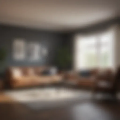 A beautifully staged living room to enhance home appeal for appraisals