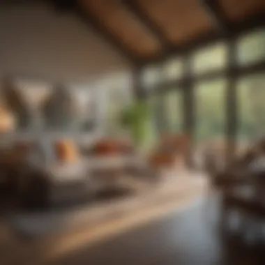 Imagining Your Ideal Second Home Experience A cozy interior of a beautifully designed vacation home