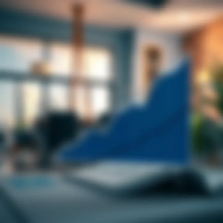 A graph showing trends in the student rental market over time.