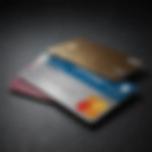 Visual comparison of credit card features