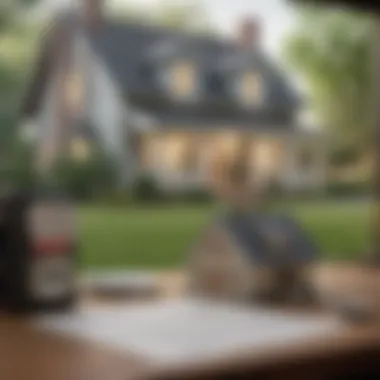 The Dilemma of Mortgage vs. Investment A serene home with a mortgage statement in the foreground