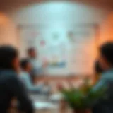 A creative brainstorming session with diverse ideas on a whiteboard