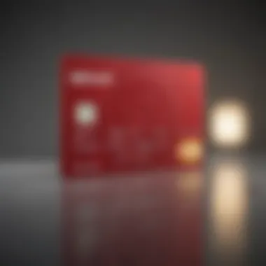 Design Features of Target RedCard Credit Card Close-up view of a Target RedCard credit card showcasing its design and features
