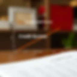 Illustrative diagram showing the correlation between credit scores and loan rates