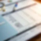 Understanding Bank Statements A close-up of a bank statement showing transactions and balances