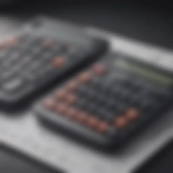 A detailed infographic showcasing different types of finance rates calculators available in the market.