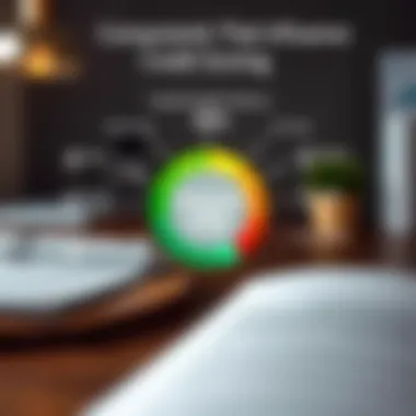 Infographic explaining components of a credit score