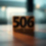 Visual representation of a 506 credit score context