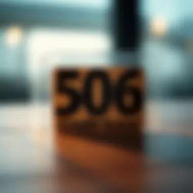 Visual representation of a 506 credit score context